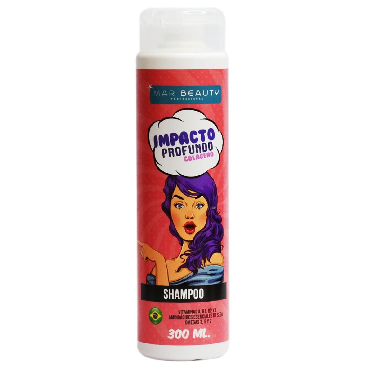 MAR BEAUTY - SHAMPOO IMPACTO PROFUNDO COLÁGENO MAR BEAUTY 300ML