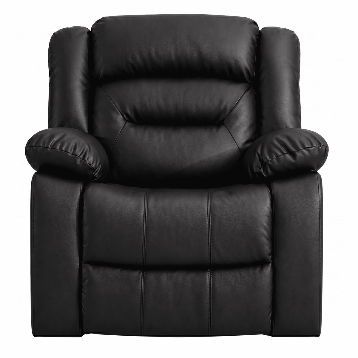 SUR DISEÑO - Bergere Reclinable Moderno Soft Negro Liso