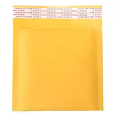 GENERICO - Pack 100 Sobres Acolchados Con Burbujas 13x18 Amarillo