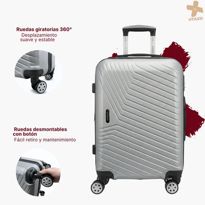 Imagen 2 del producto Set 2 Maleta Cabina 8 18 Kg De Viaje Chica De Mano Bodega