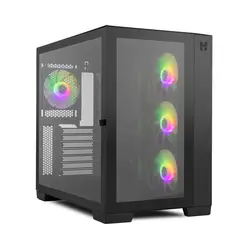 NOX - Gabinete Hummer Astra Mid Tower, Color Negro