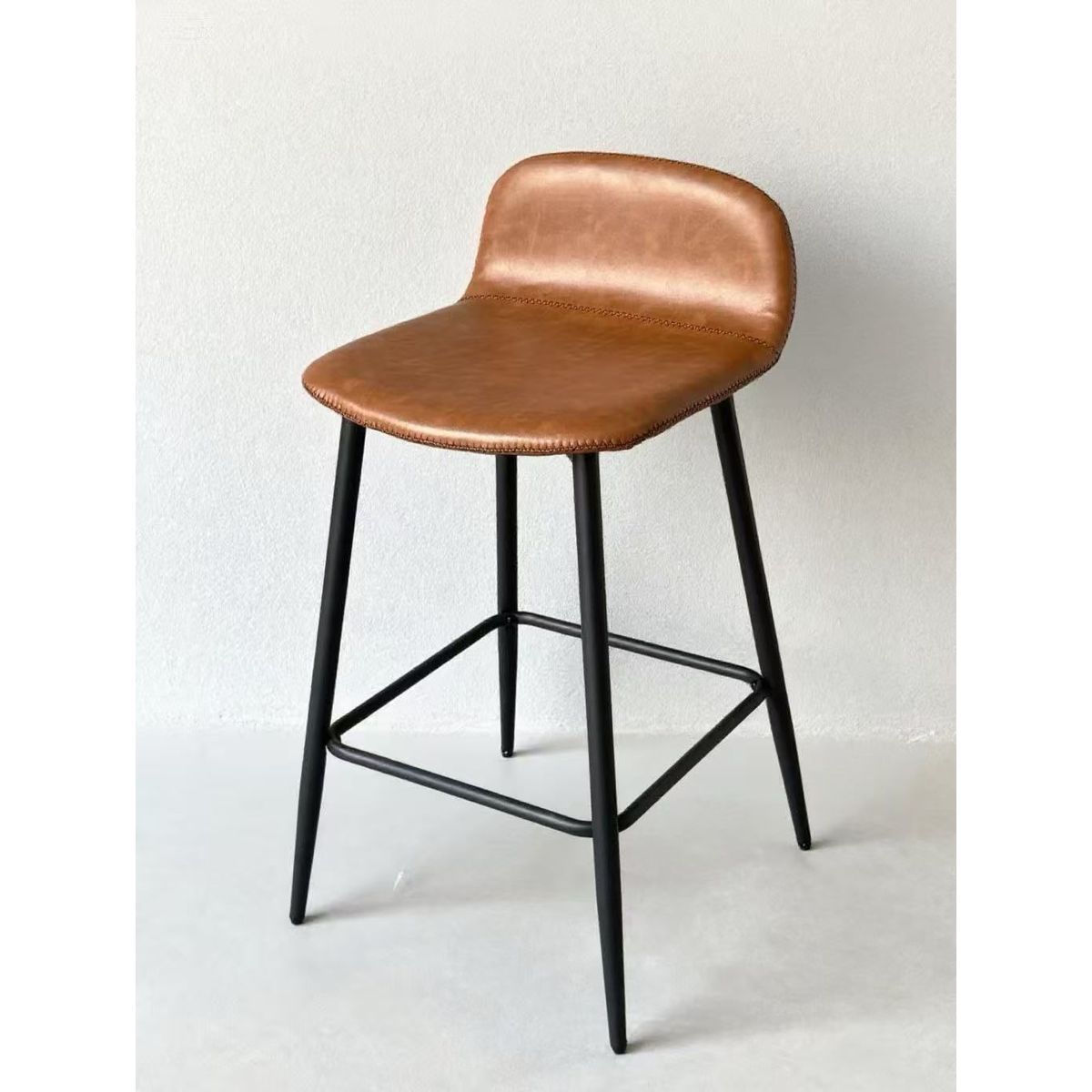 GENERICO - Silla de Bar Oxford 63 cm Cafe x 3 Un