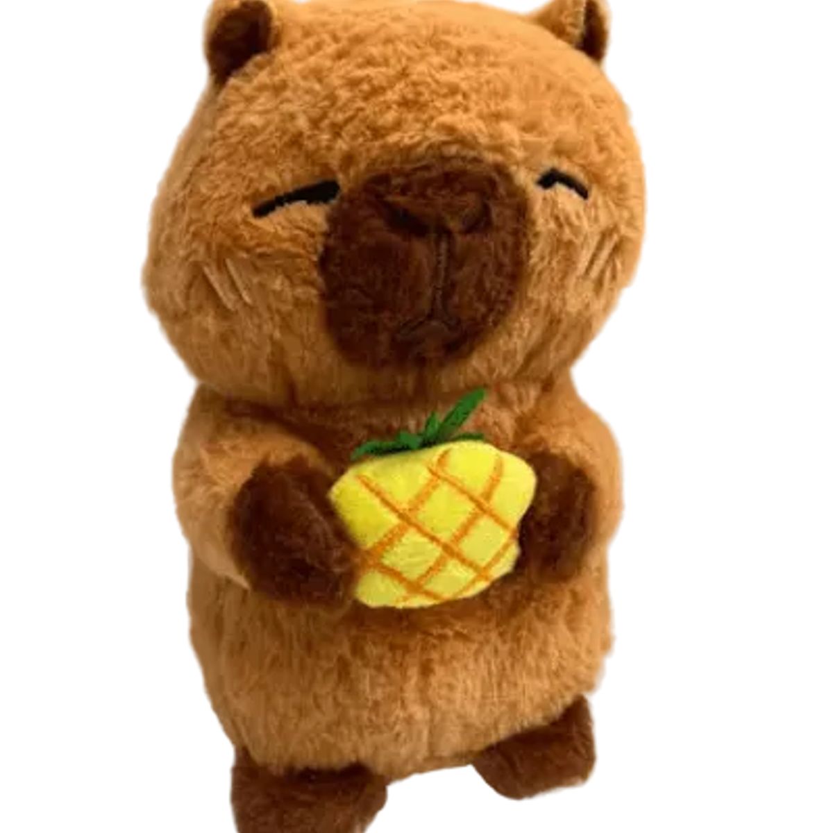 GENERICO - peluche capibara fruta  piña 22cm