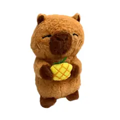 GENERICO - Peluche capibara fruta piña 22cm