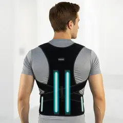 KINEVOX - Faja Hombre Lumbar Trabajo Correcion Postura Espalda Dorso L