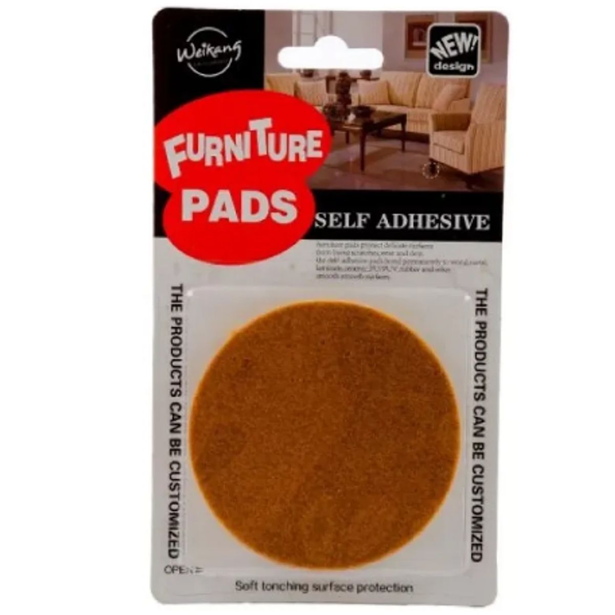 GENERICO - Almohadilla Protectora De Piso Para Muebles De Fieltro