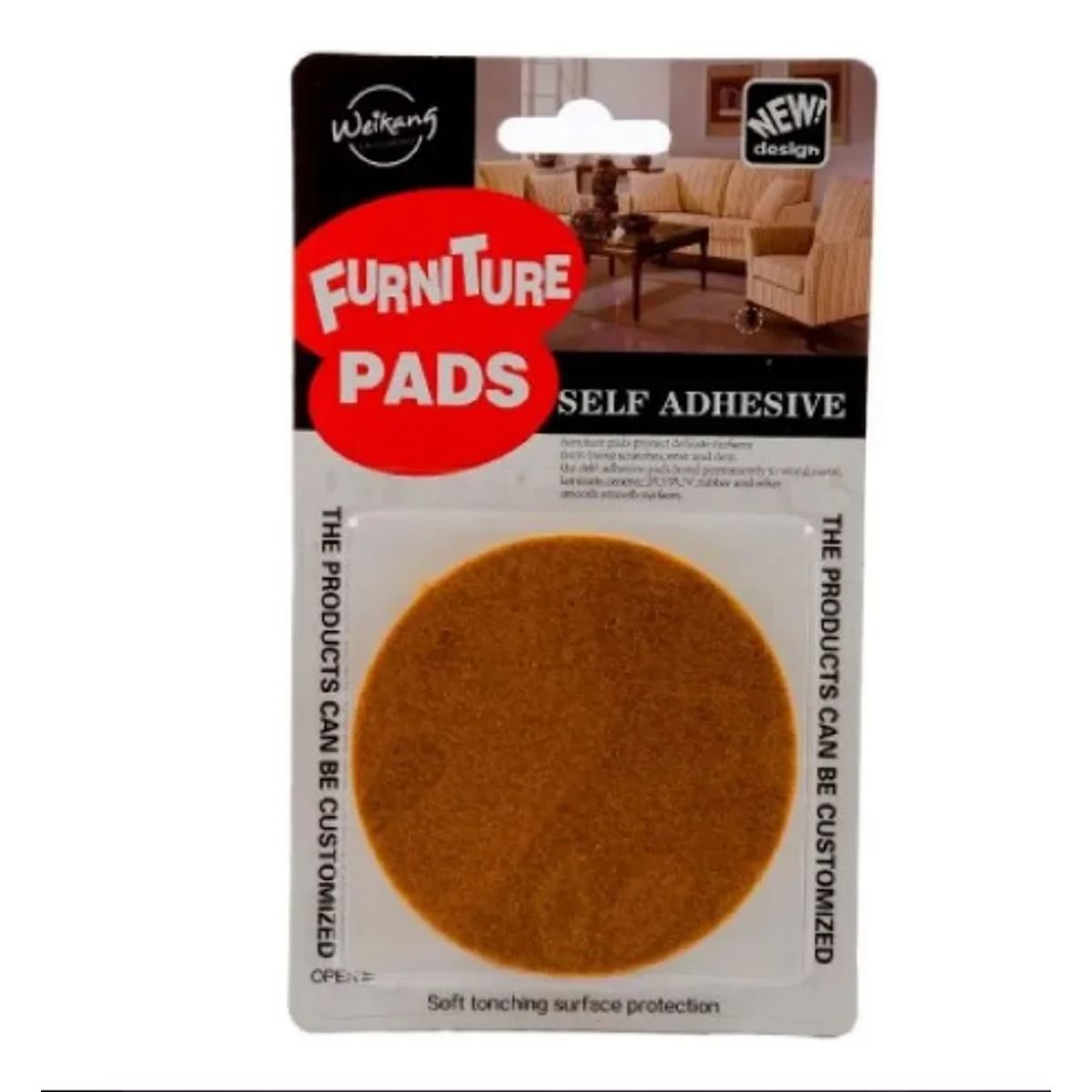 GENERICO - Almohadilla Protectora De Piso Para Muebles De Fieltro