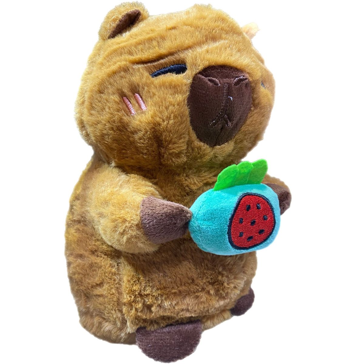GENERICO - peluche capibara fruta sandia 22cm