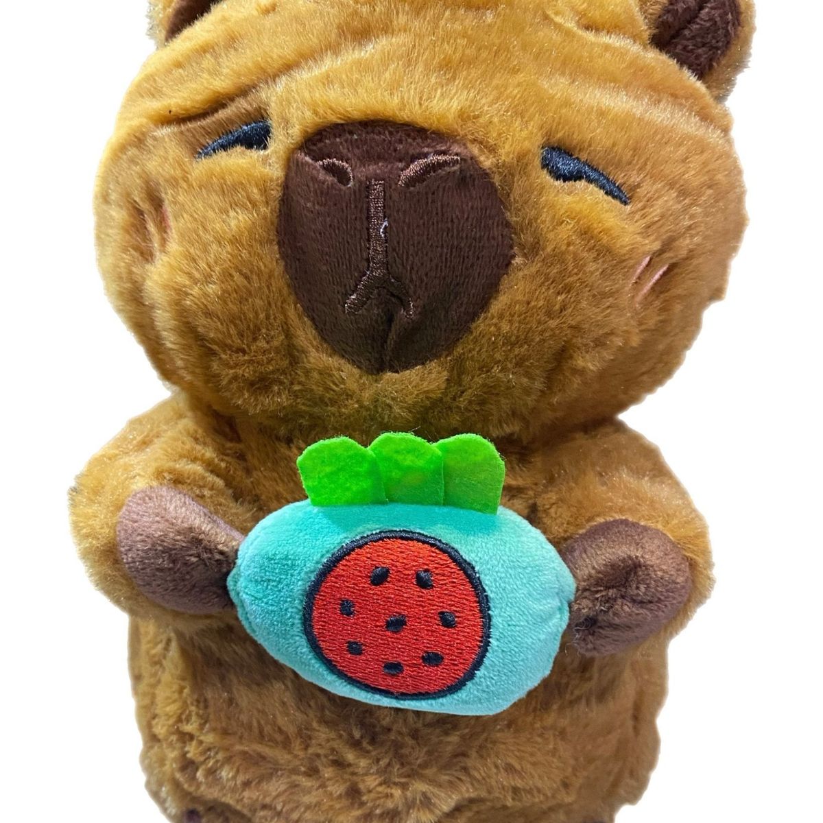 GENERICO - peluche capibara fruta sandia 22cm