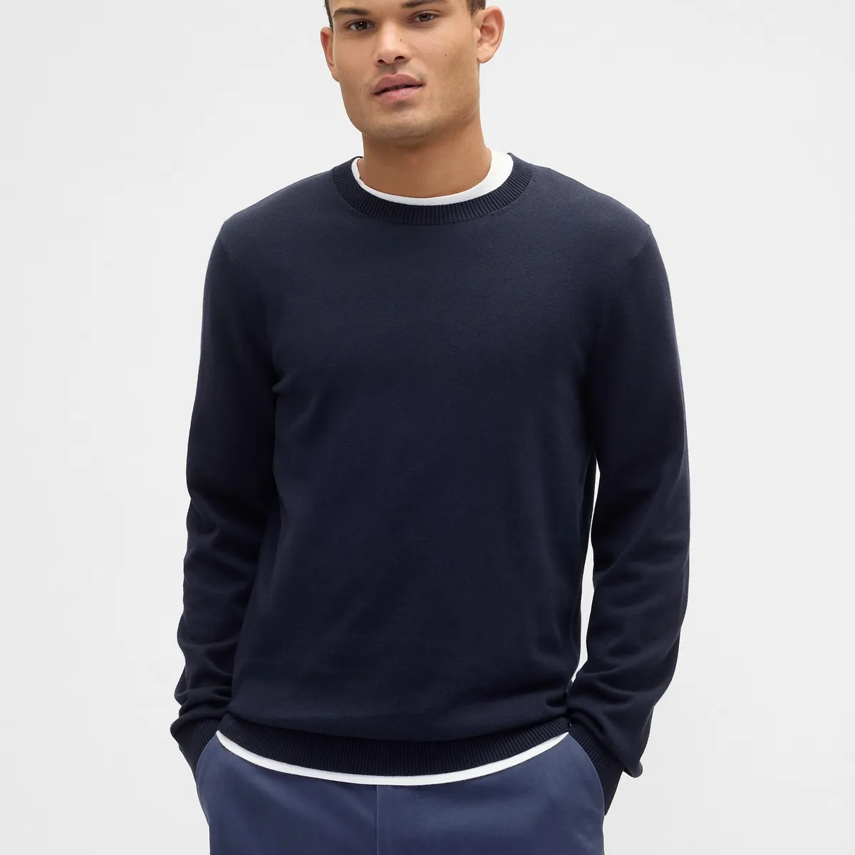 GAP - Sweater Hombre Gap Crew Azul
