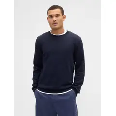 GAP - Sweater Hombre Crew Azul