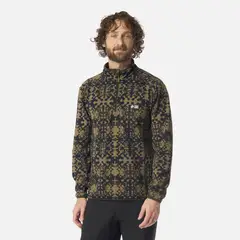 HAKA HONU - Polerón Hombre Taina Print Verde Militar