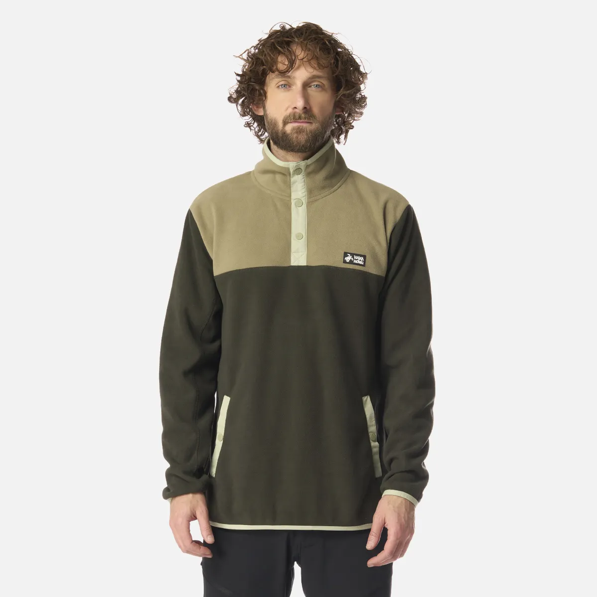 HAKA HONU - Polar Hombre Tokerau Verde Militar Haka Honu
