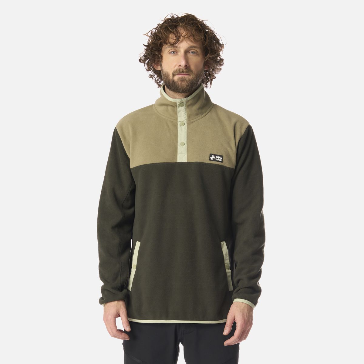 HAKA HONU - Polar Hombre Tokerau Verde Militar Haka Honu