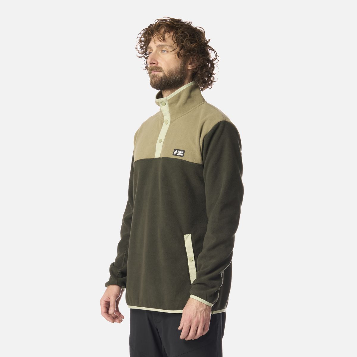 HAKA HONU - Polar Hombre Tokerau Verde Militar Haka Honu