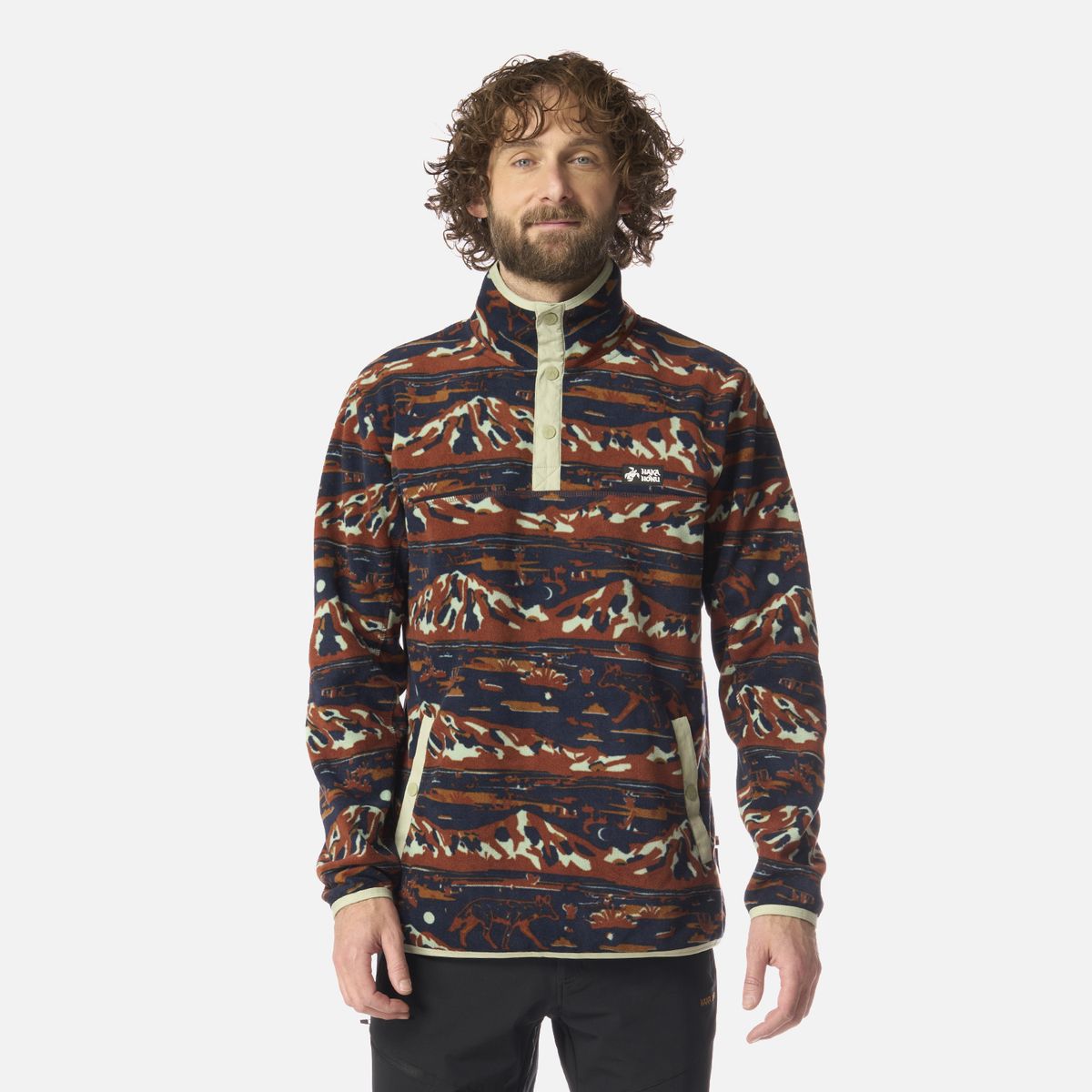 HAKA HONU - Polar Hombre Tokerau Print Terracota Haka Honu