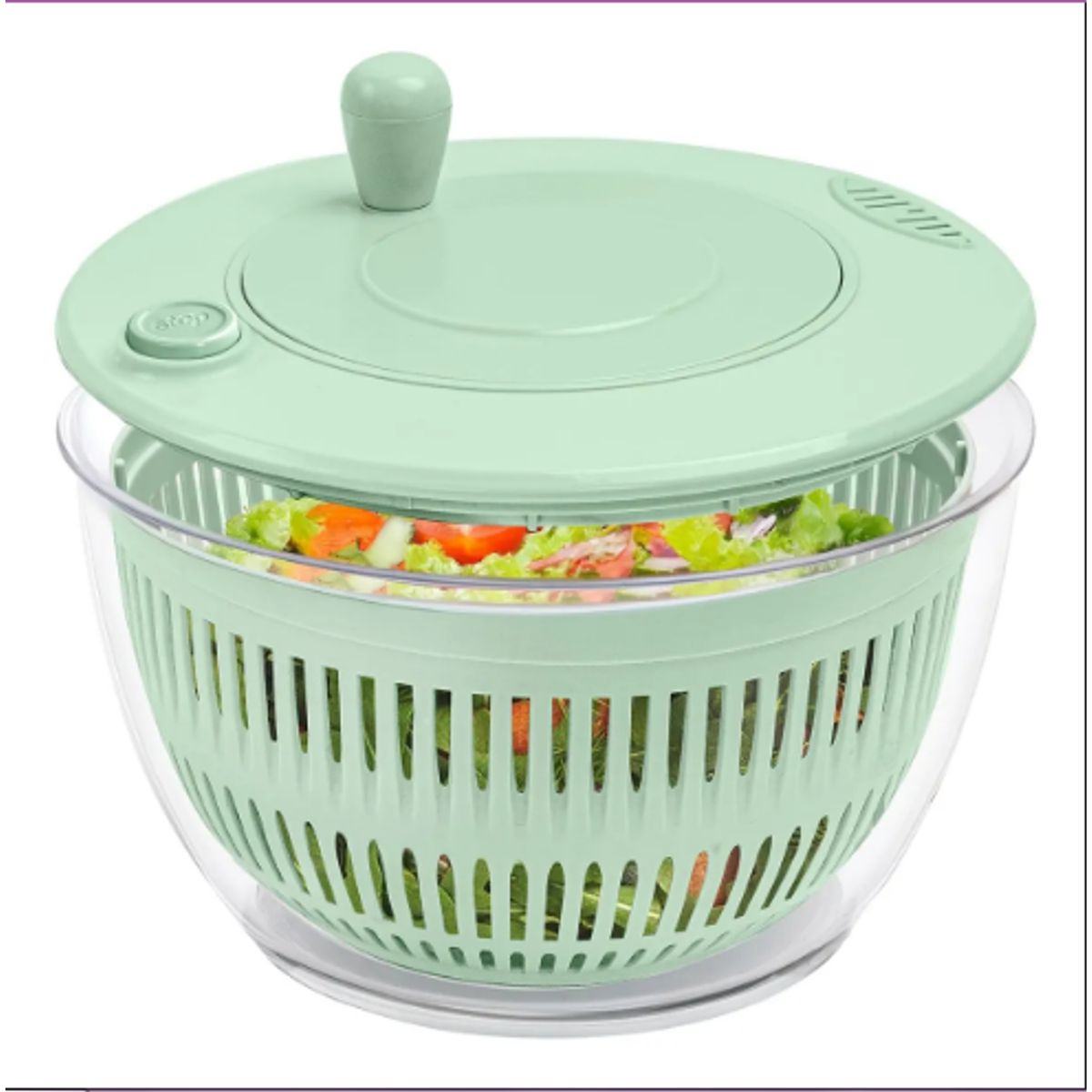 GENERICO - Lavadora De Verduras Picador Escurridor Tabla Cuchillas