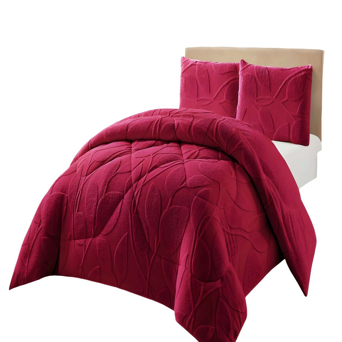 GENERICO - COBERTOR DE INVERNO TEXTURIZADO RY KING BURDEO