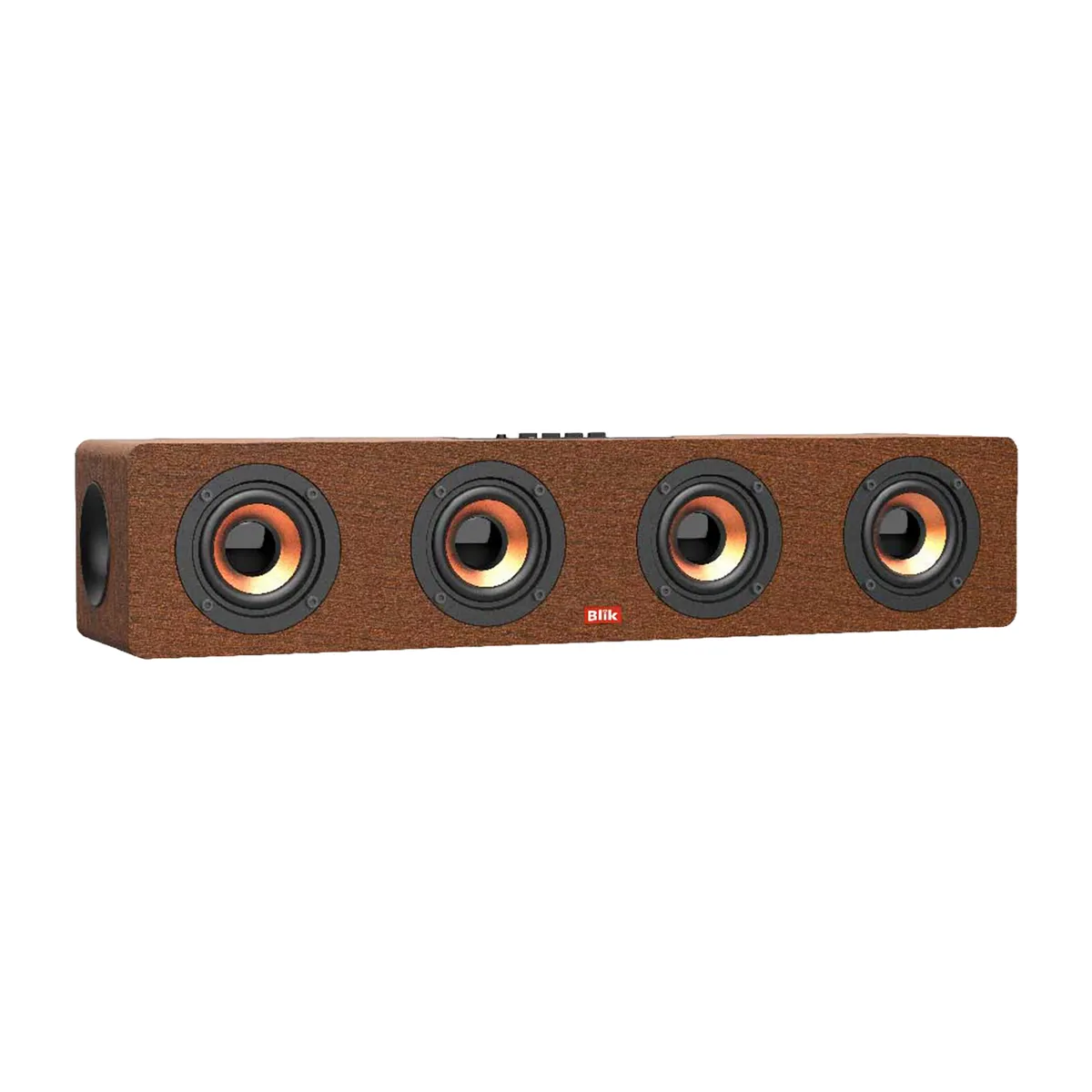 BLIK - Parlante Portatil Blik Rock Wood Bluetooth 5.3 20W RMS