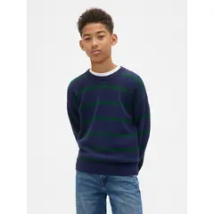 GAP - Sweater Niño Crew Azul