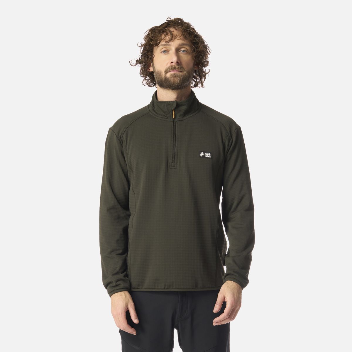 HAKA HONU - Polerón Hombre Taina Verde Militar Haka Honu
