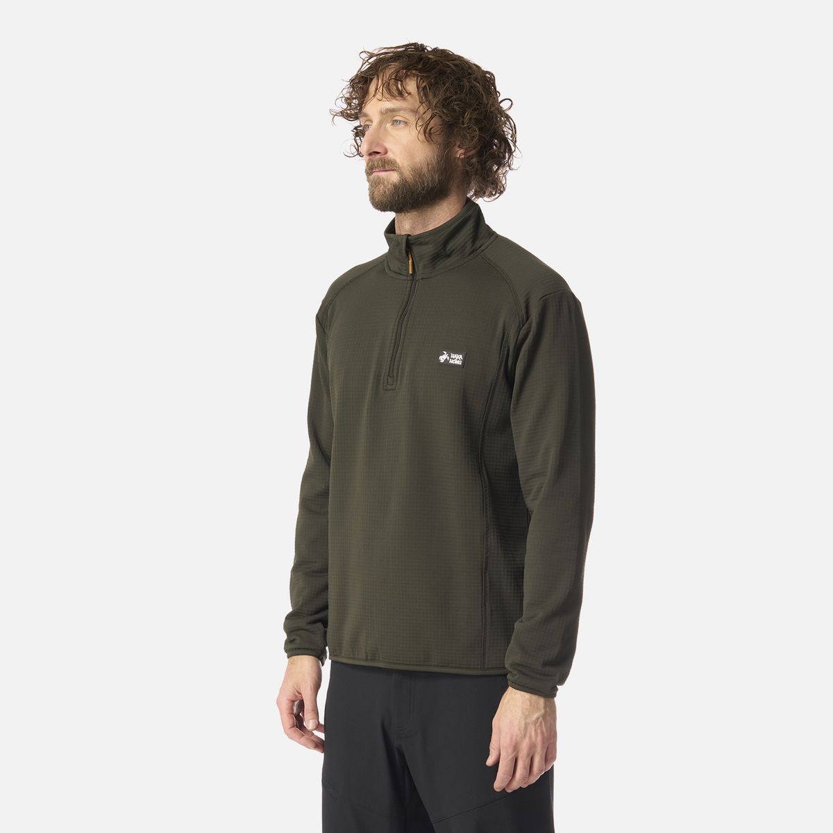HAKA HONU - Polerón Hombre Taina Verde Militar Haka Honu