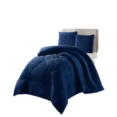 GENERICO - COBERTOR SHERPA TEXTURIZADO RH KING AZUL