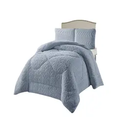 GENERICO - COBERTOR SHERPA TEXTURIZADO RM 2 PLAZAS CELESTE