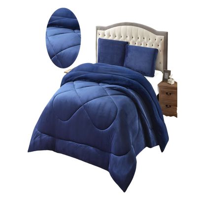 Imagen 2 del producto COBERTOR SHERPA PLUSH CS 2 PLAZAS AZUL O