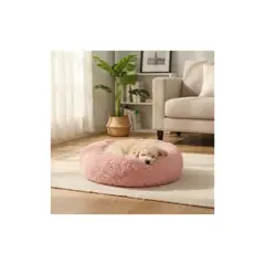 GENERICO - Cama Donut Para Perro Y Gato Plush Antiestrés