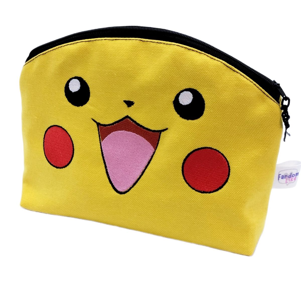 GENERICO - Estuche Bordado Pikachu amarillo