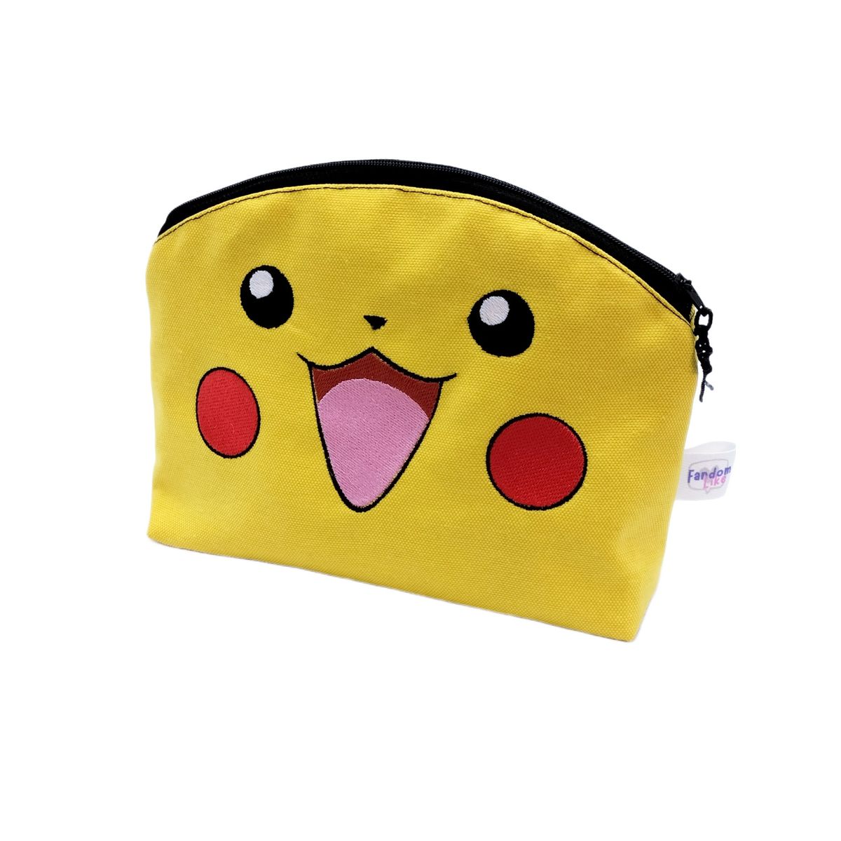 GENERICO - Estuche Bordado Pikachu amarillo