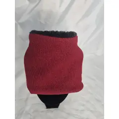 EL ESPACIO DE TOMMY - Cuello invierno infantil burdeo con cordero negro