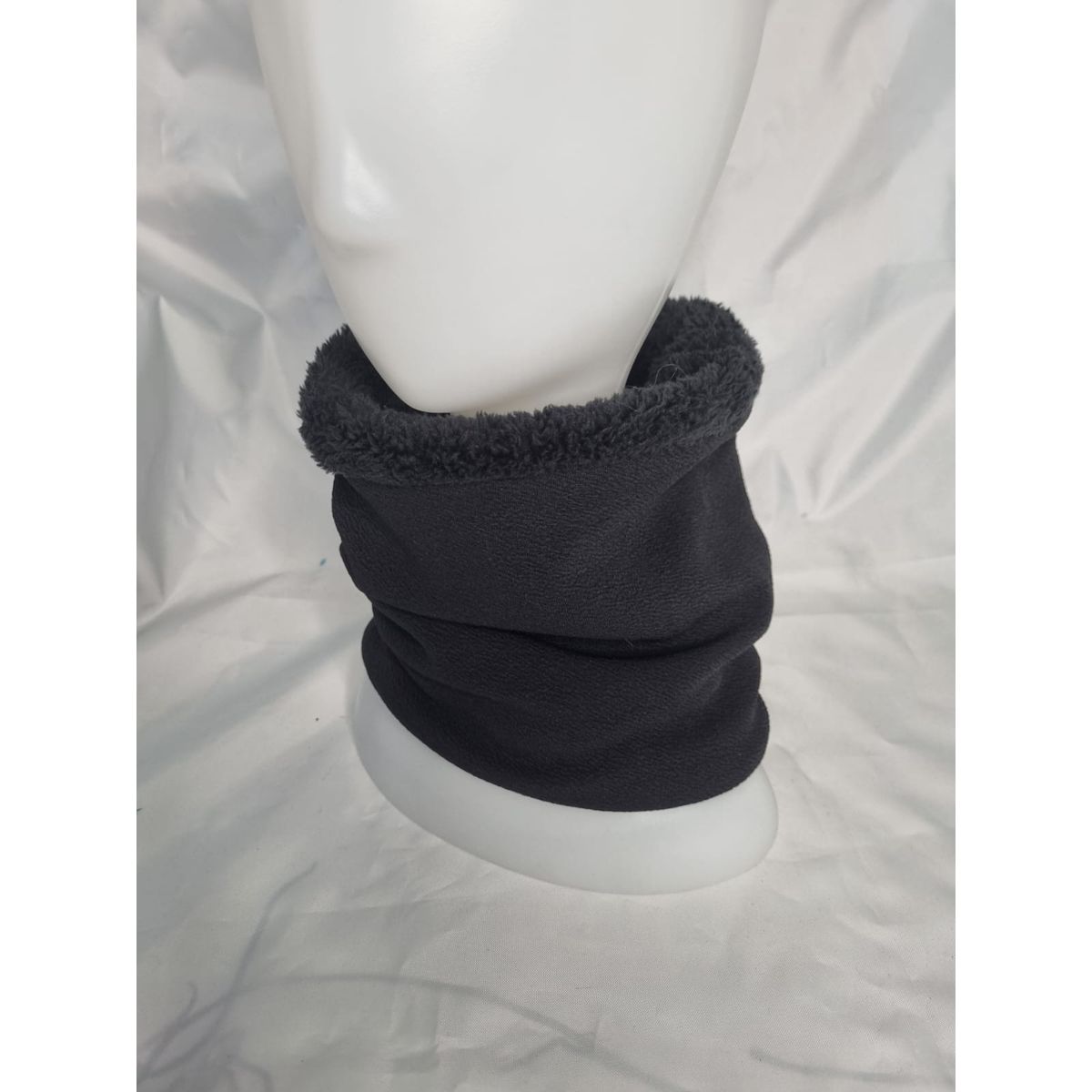 EL ESPACIO DE TOMMY - Cuello invierno infantil negro con cordero negro