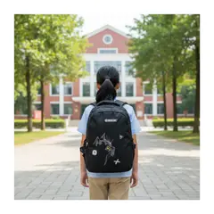 EKOL TACTICA MILITAR - Mochila Bolso Juvenil Estilo Urbano Estampado De Gato 25l