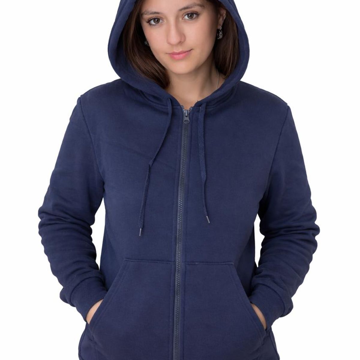 GENERICO - POLERON ESCOLAR AZUL MARINO TALLA L UNISEX