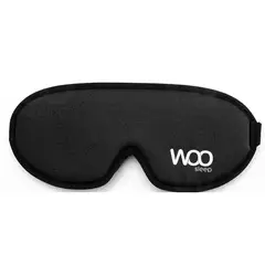 WOO EARPLUGS - Woo Sleep Antifaz para dormir con descanso total y confort auditivo - Negro