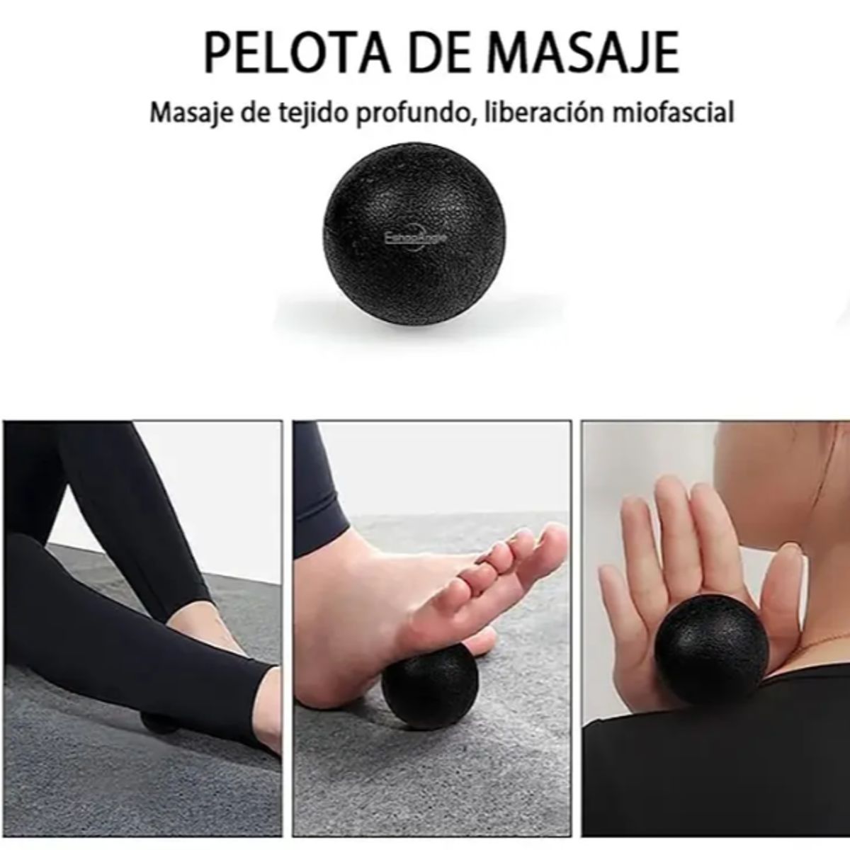 GENERICO - Set 9en1 Rodillo Completo Elongacion Masaje Roller Foam Yoga