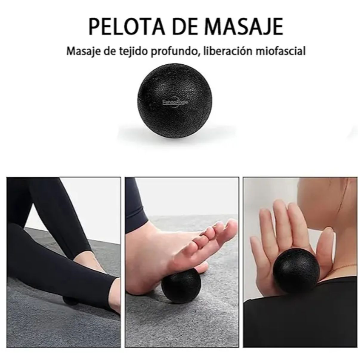 GENERICO - Set 9en1 Rodillo Completo Elongacion Masaje Roller Foam Yoga