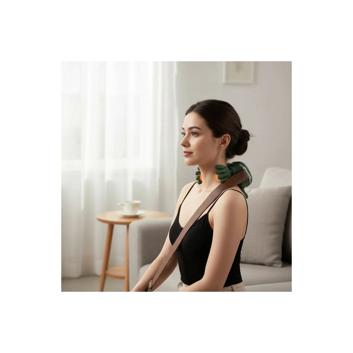 GENERICO - Masajeador De Hombros Y Cuello Eléctrico Portátil Sensorial