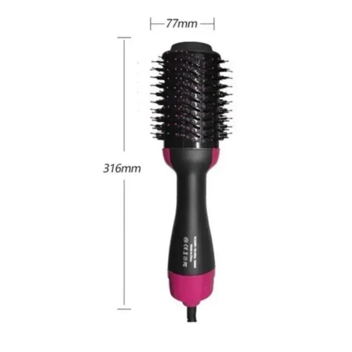 MOVI - CEPILLO ALISADOR Y SECADOR 3 EN 1 ANTI FRIZZ :CABELLO LISO Y BRILLANTE EN MINUTOS