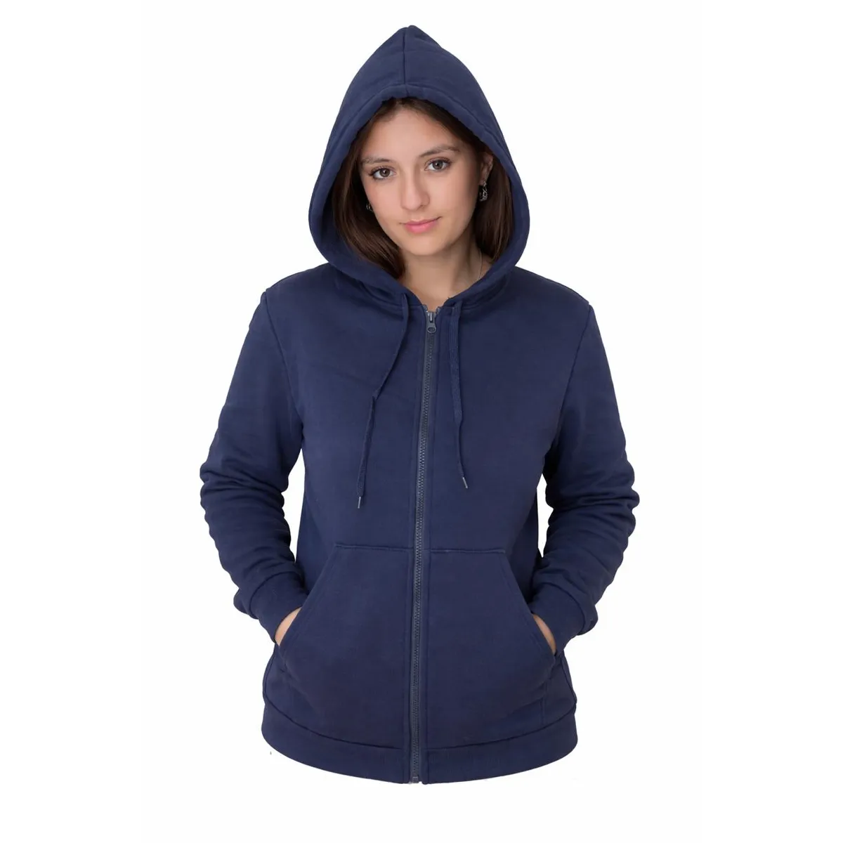 GENERICO - POLERON ESCOLAR AZUL MARINO TALLA M UNISEX