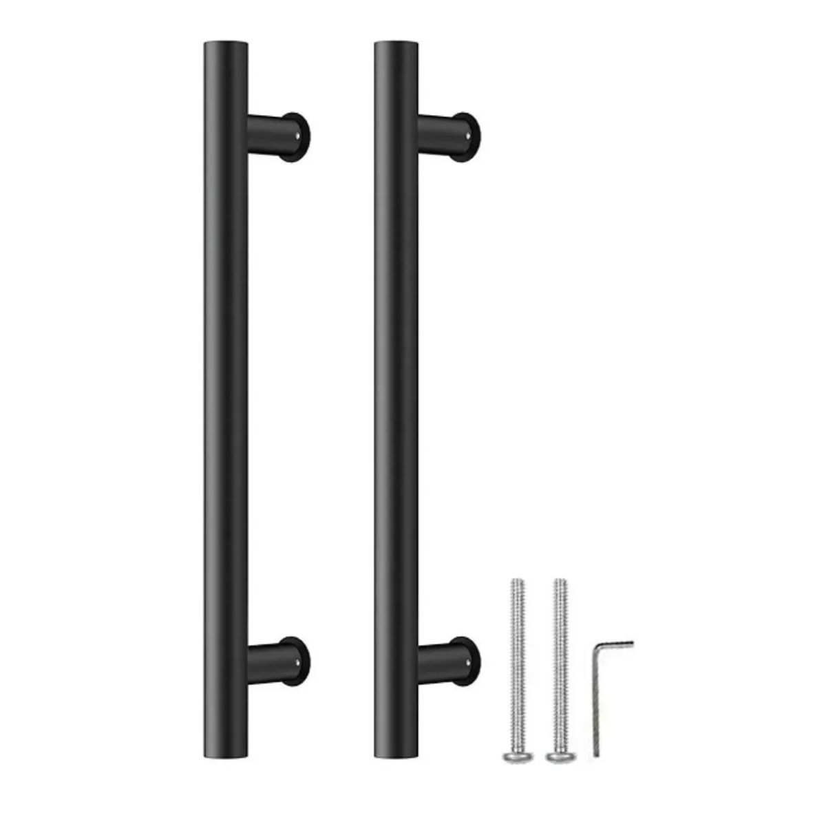 GENERICO - Jaladera Tipo H 60 Cm Puerta Aluminio, Vidrio Y Madera