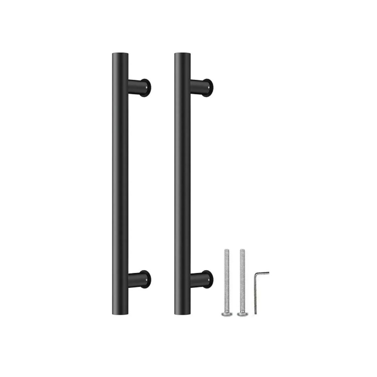 GENERICO - Jaladera Tipo H 60 Cm Puerta Aluminio, Vidrio Y Madera
