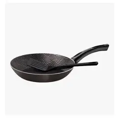 GENERICO - Sartén Antiadherente con espátula Paris, 24 cm, color plomo