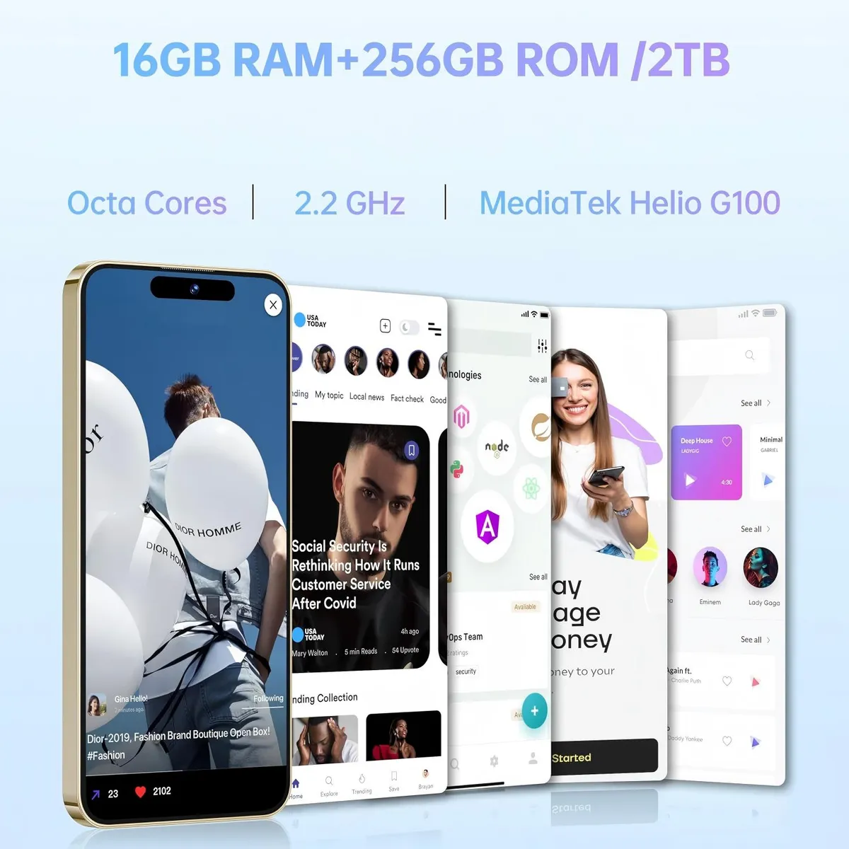 OUKITEL - OUKITEL P1 Pro Celular 16GB+256GB 50MP Android 15 Smartphone-Púrpura