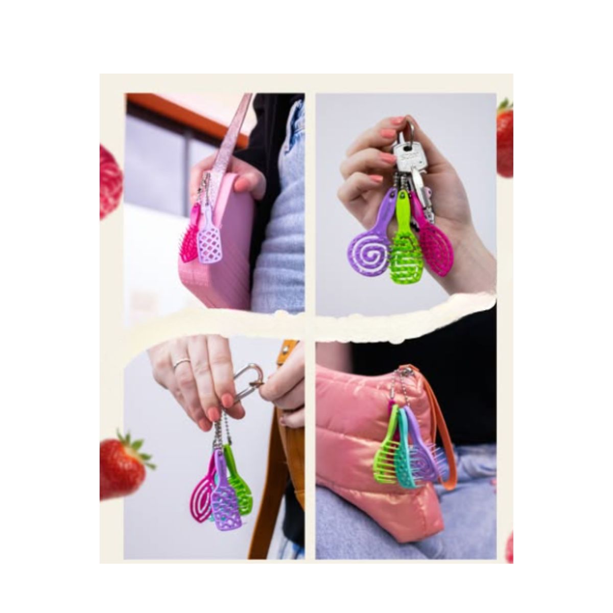 GENERICO - Cepilllo De Enlace Rizos Perfectos Coral