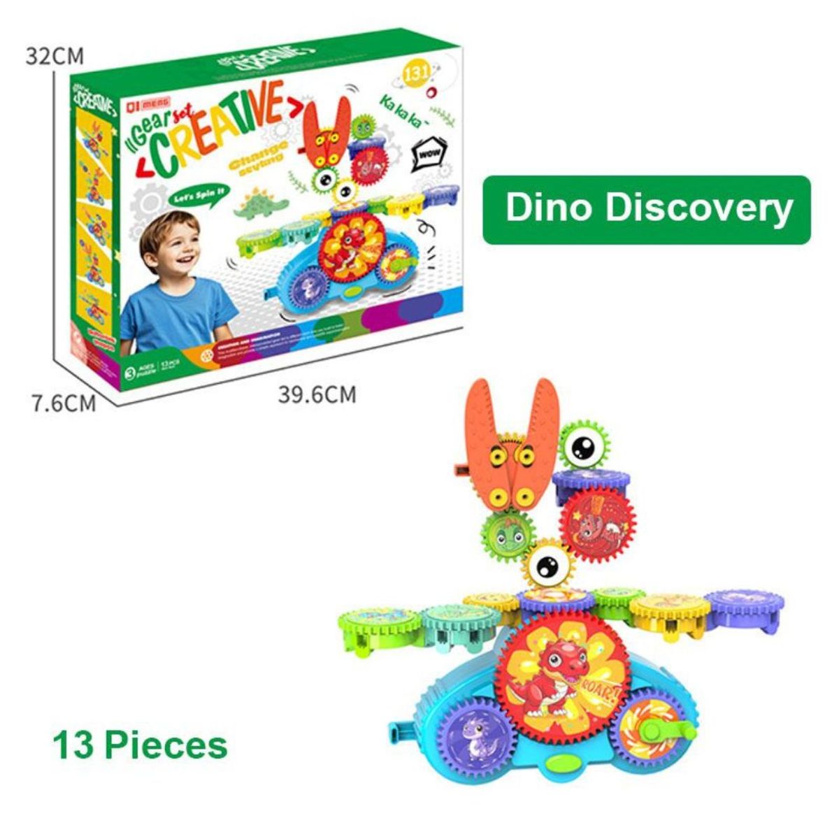 GENERICO - Juego de Construcción STEM Dinosaurio