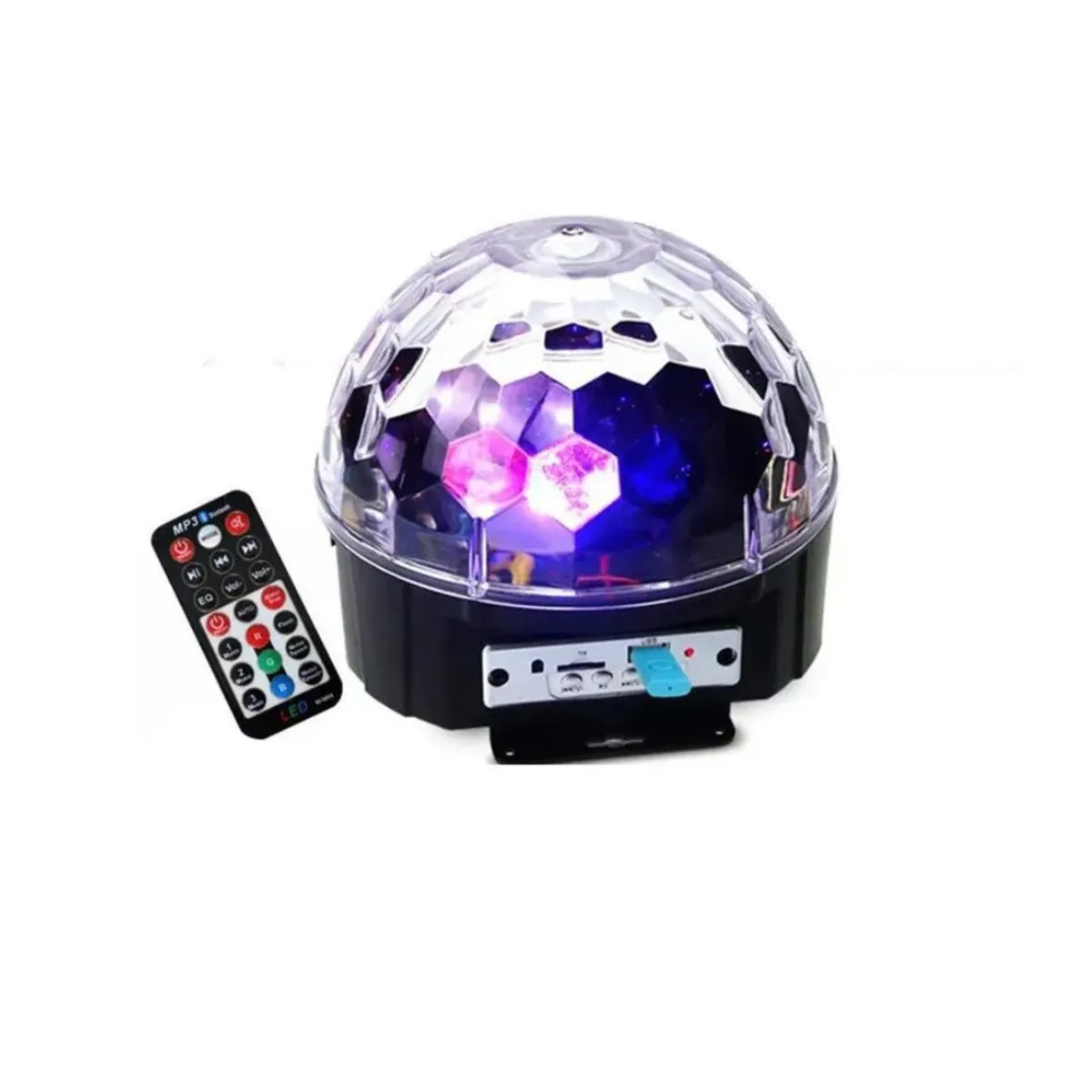 GENERICO - Proyector Magic Ball LED RGB Luces y Música Bluetooth