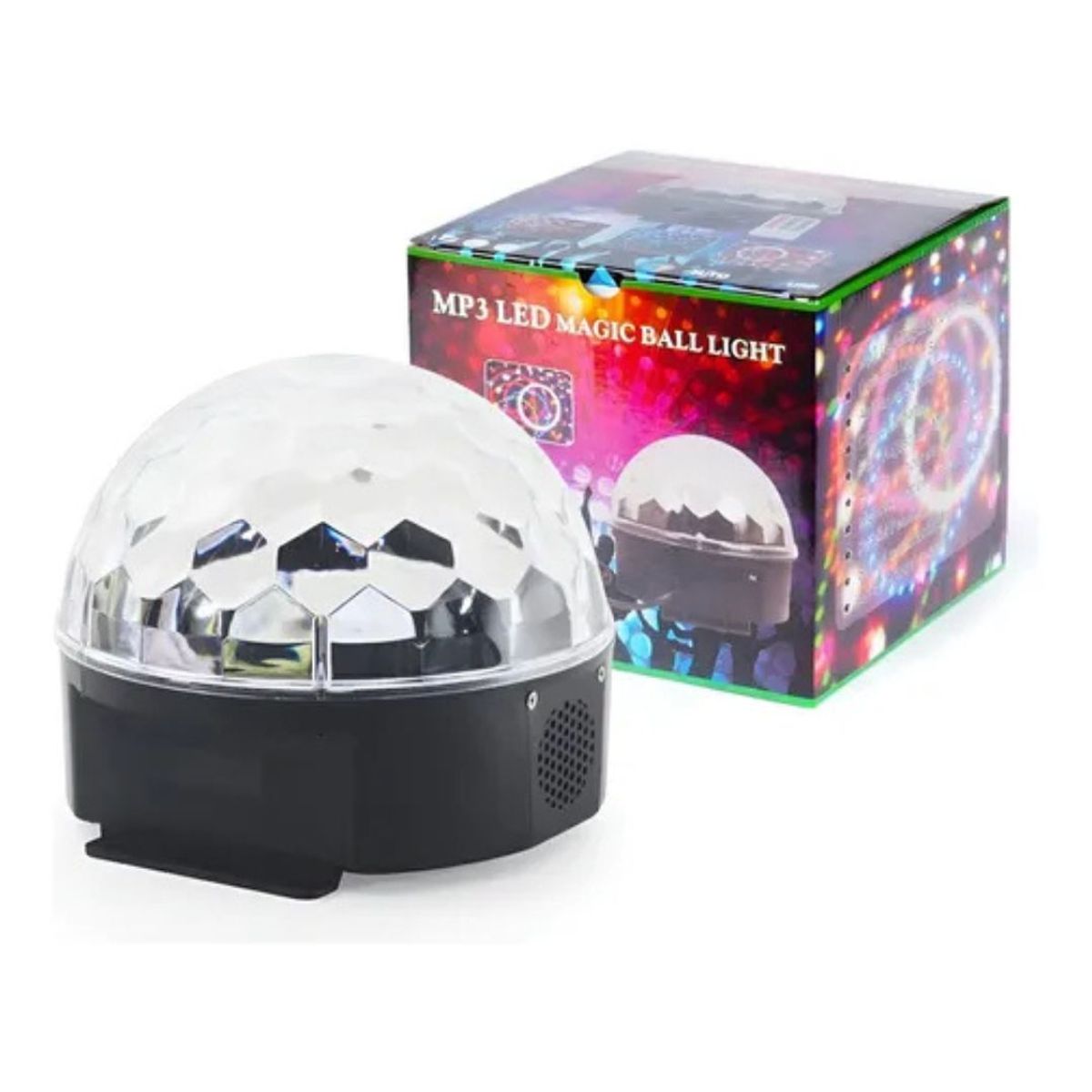 GENERICO - Proyector Magic Ball LED RGB Luces y Música Bluetooth